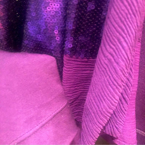 Rachel Roy Signature Purple sequin jacket - Picture 5 of 7